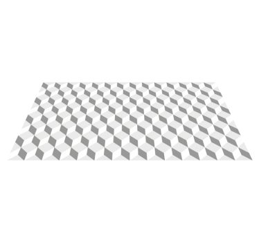 grey cubes kitchen vinyl carpet - TenStickers