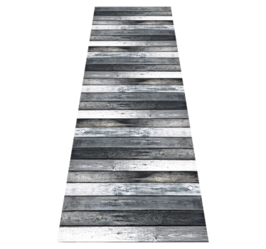 Wood texture kitchen vinyl carpet - TenStickers