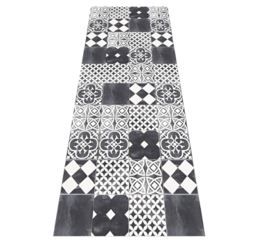 Cement "Ardesia" kitchen vinyl carpet - TenStickers
