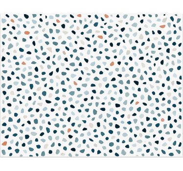 Small colorfull stones kitchen vinyl carpet - TenStickers