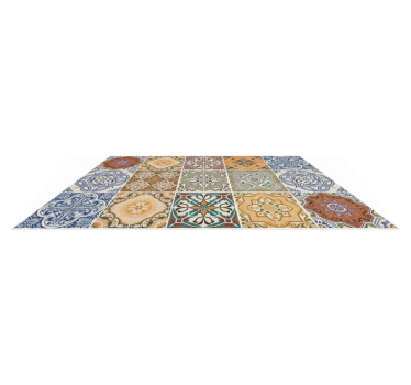 Kitchen vinyl carpet eclectic mediterranean mosaic - TenStickers
