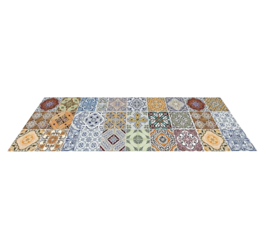 Kitchen vinyl carpet eclectic mediterranean design - TenStickers