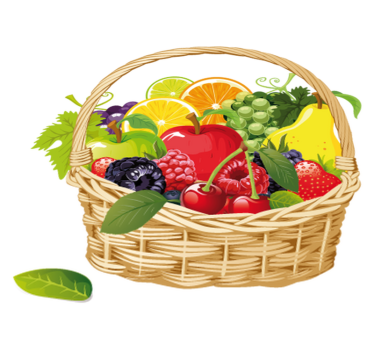 Kitchen vinyl carpet fruit basket design - TenStickers