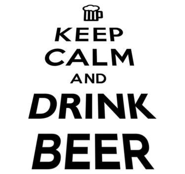 Kitchen vinyl carpet to relax and enjoy beer - TenStickers