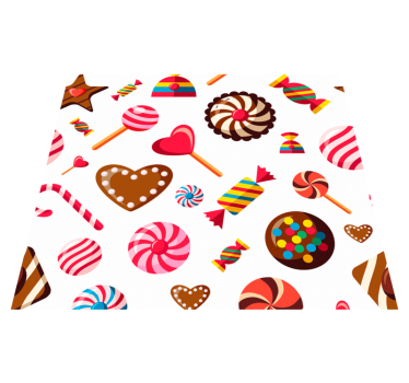 Sweet mosaic kitchen vinyl carpet - TenStickers