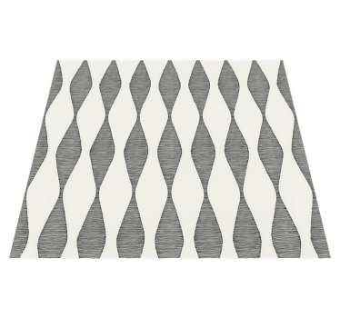 Rabaul ikat beige motif kitchen vinyl carpet - TenStickers