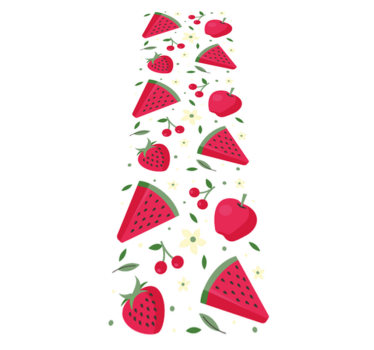 Kitchen vinyl carpet with assorted fruit design - TenStickers