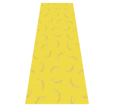 Kitchen vinyl carpet in pantone banana yellow - TenStickers