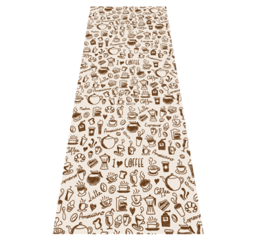 Kitchen vinyl carpet coffee design door vinyl - TenStickers