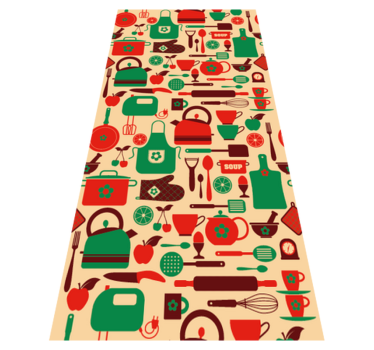 Kitchen vinyl carpet for kitchen furniture covers - TenStickers