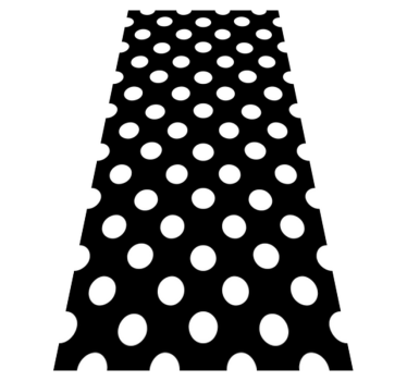 Kitchen vinyl carpet with polka dot pattern - TenStickers