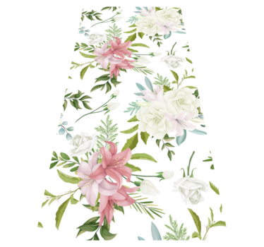 Kitchen vinyl carpet minimalist realistic garden - TenStickers