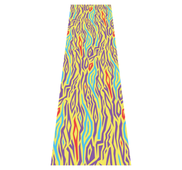 Kitchen vinyl carpet vintage zebra animal print - TenStickers
