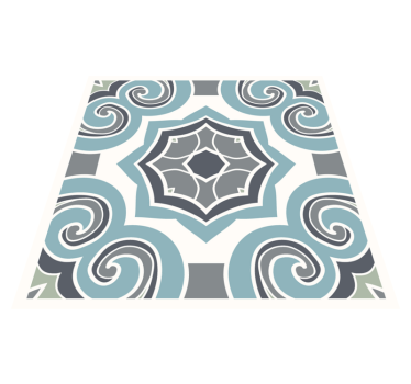 Kitchen vinyl carpet in portuguese style - TenStickers