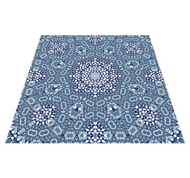 Mosaic mandala kitchen vinyl carpet - TenStickers