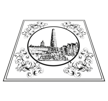 Kitchen vinyl carpet amsterdam dam square design - TenStickers