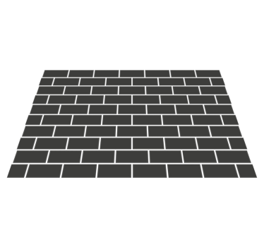 Kitchen vinyl carpet dark bricks kitchen decal - TenStickers