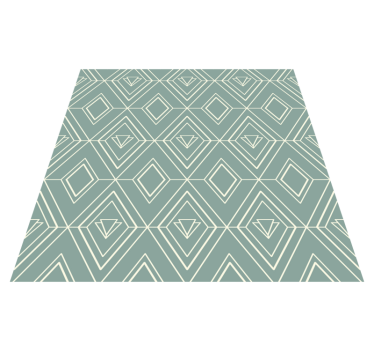 Kitchen vinyl carpet art deco geometric design - TenStickers