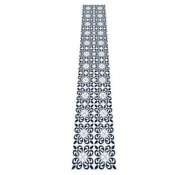 Kitchen vinyl carpet in dark blue portuguese tile - TenStickers