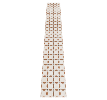Kitchen vinyl carpet roman style tiles - TenStickers