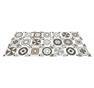 Kitchen tile  vinyl rug - TenStickers