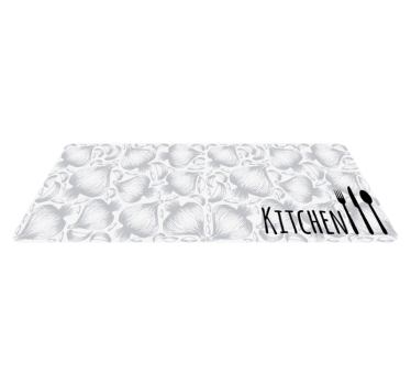 Kitchen vinyl carpet with kitchen utensil design - TenStickers