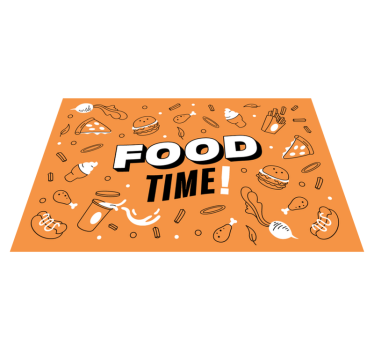 Food time! bespoke vinyl rugs - TenStickers
