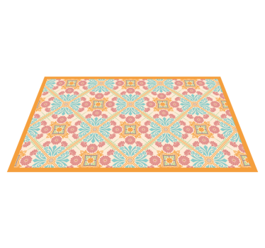 Kitchen colorful mosaic kitchen vinyl carpet - TenStickers