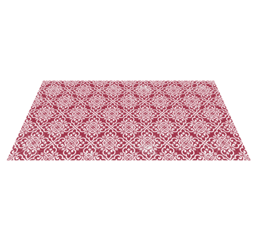 Moroccan Red  retro rug - TenStickers