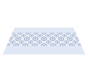 Culinary Tile Runner kitchen vinyl carpet - TenStickers
