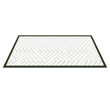 Abstract white tiles mosaic vinyl flooring - TenStickers