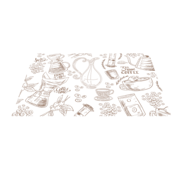 espresso coffee fancy glass contemporary rugs - TenStickers
