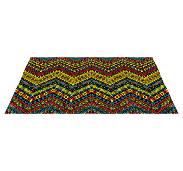Colourful Tribal  ethnic style vinyl rugs - TenStickers