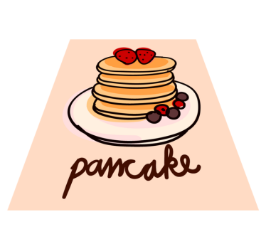 Delicious Pancakes kitchen vinyl carpet - TenStickers