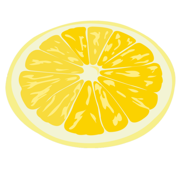 Bright lemon slice kitchen vinyl carpet - TenStickers