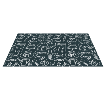 Eco-Friendly messages kitchen vinyl carpet - TenStickers
