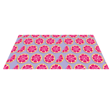 Citrus slice concept kitchen vinyl carpet - TenStickers