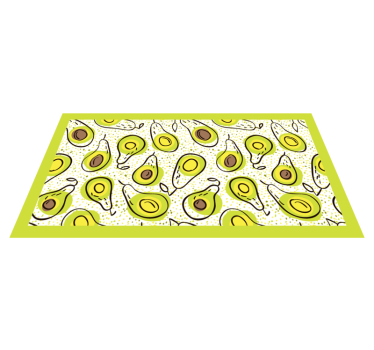 Avocado deslight kitchen vinyl carpet - TenStickers