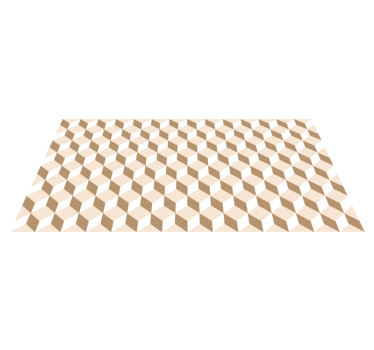 Modern cube beija contemporary rugs - TenStickers