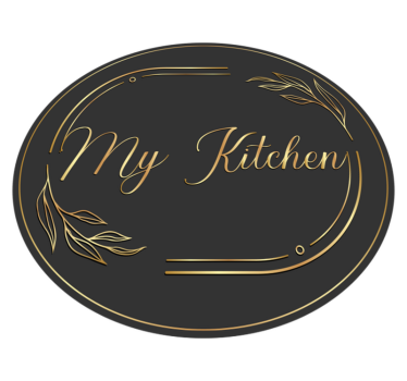 Kitchen vinyl carpet my kitchen golden style - TenStickers