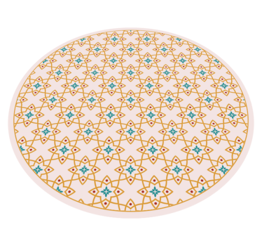 Vibrant mosaic arrangement kitchen vinyl carpet - TenStickers