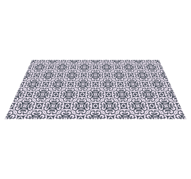 Comet tile effect vinyl rug - TenStickers