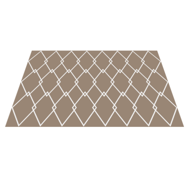 Geometric style kitchen flooring - TenStickers