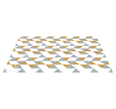 Kitchen geometrical grunge kitchen flooring - TenStickers