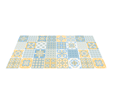 Portuguese mix tiles  kitchen flooring - TenStickers