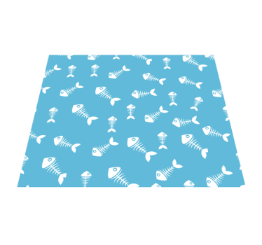 Weighing skeleton kitchen vinyl carpet - TenStickers