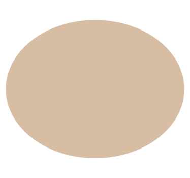 Soft Beige Hue circular vinyl carpet - TenStickers