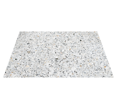 Gray terrazzo texture rug - TenStickers