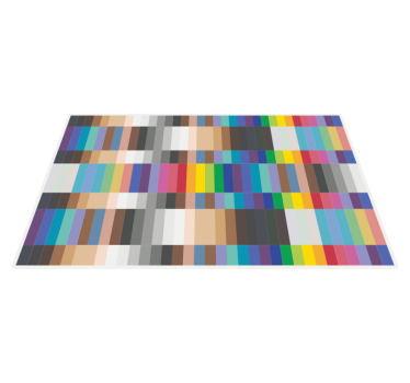 Multicolour small squares mosaic vinyl flooring - TenStickers