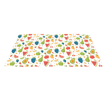 Colorful Fruit Patterns kitchen vinyl carpet - TenStickers